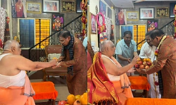 ಕೋಡಿಮಠಕ್ಕೆ ಗೃಹ ಸಚಿವ ಡಾ.ಜಿ.ಪರಮೇಶ್ವರ್ ದಿಢೀರ್‌ ಭೇಟಿ