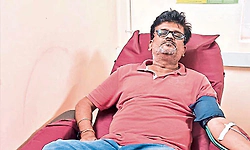 Davanagere; ವಿರಳ ವರ್ಗದ ಓ ನೆಗೆಟಿವ್‌ ರಕ್ತದಾನಿ!