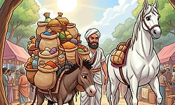 Kids Story: ಕತ್ತೆಯನ್ನು ಹೊತ್ತ ಕುದುರೆ