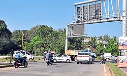 Udupi: Digital advertisement board at Ambagilu raises safety concerns