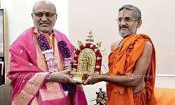 Vice-President C.P. Radhakrishnan praises Pejawar Sri's visits to colonies