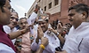 BJP greets Pradhan with 'Zindabad' slogans; opposition counters with 'Paper Chor' jibe
