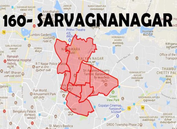 Sarvagnanagar-Map