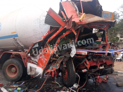 Tanker lorry accident 2
