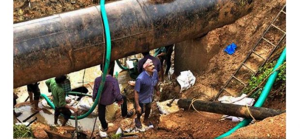 Adyar pipeline repair