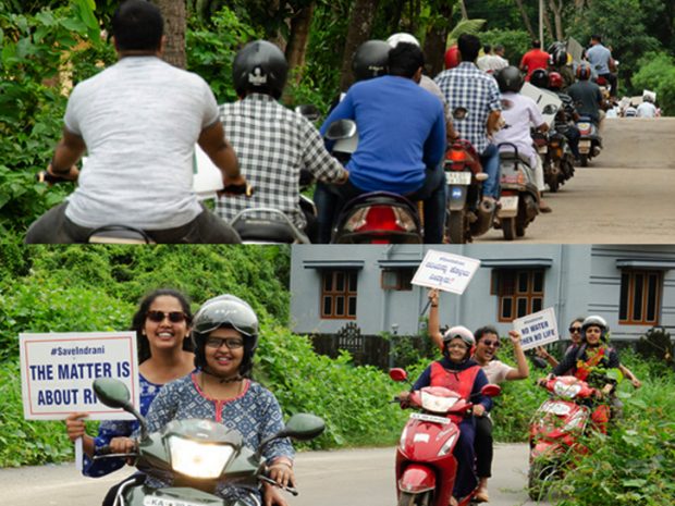 Motorbike rally for indrali rivulet