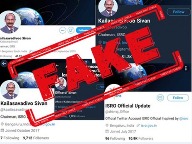 Fake-Isro-Account