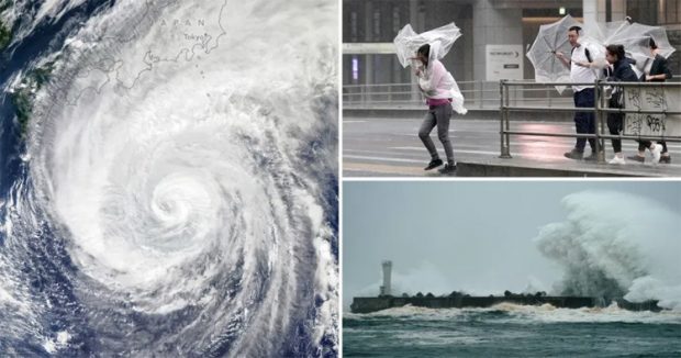 Hurricane-Hagibis,-Japan
