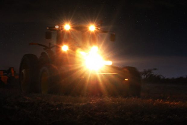 tractor-light-on