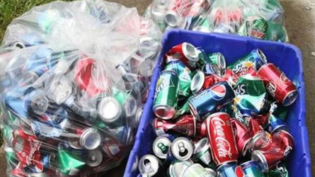 Recycle, Ball Corporation started a pilot project for collecting aluminum cans