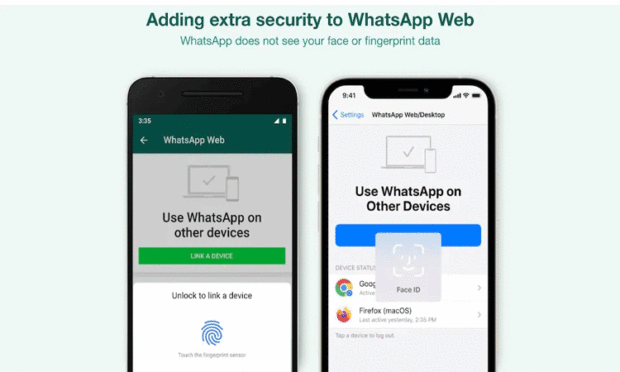WhatsApp Adds Biometric Security Layer for Web, Desktop App Linking