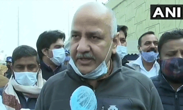 Delhi Deputy CM Manish Sisodia reviews arrangements for protesting farmers at Ghazipur border