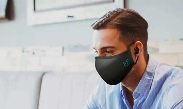 Binatone’s MaskFone combines an N95 mask with a Bluetooth headset
