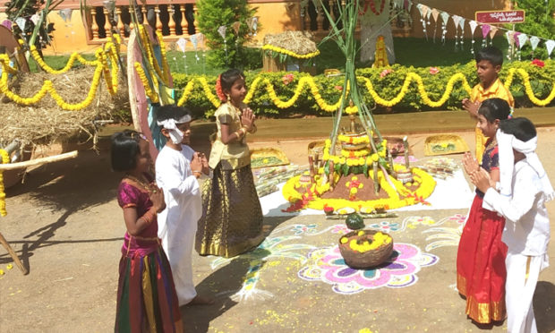 Sankranti celebration in villages