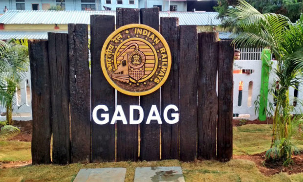 Modern touches to Gadag railway station