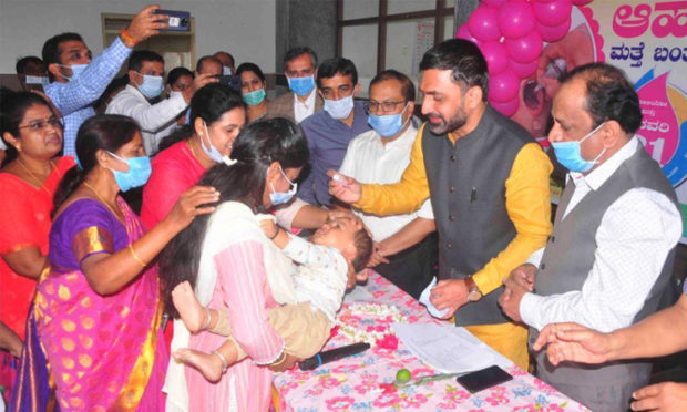 Polio Vaccine Campaign Across the District