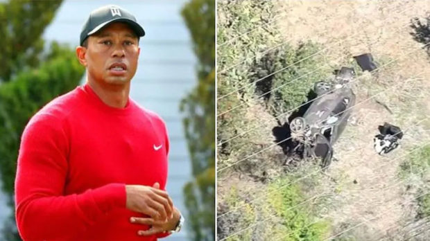 Tiger Woods suffers multiple leg injuries