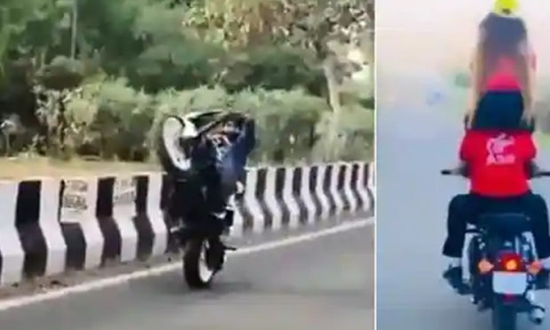 up-police-shares-video-of-bike-stunts-with-warning-posts-we-stole-the-show