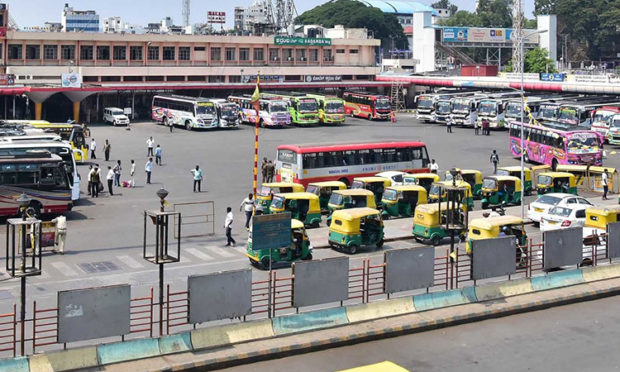Outrage of private buses for KSARTC traffic