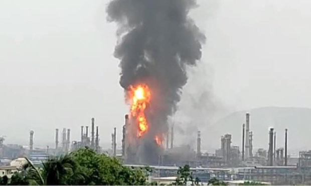 fire-breaks-out-at-hpcl-plant-in-visakhapatnam