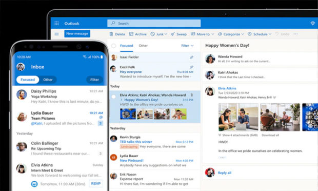 Microsoft Outlook keeps you connected and protected, with your email, calendar and files all in one app.