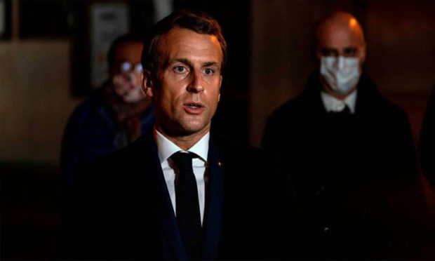 French President Emmanuel Macron slapped in face during walkabout