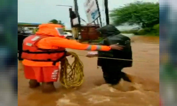 maharashtra: NDRF shifts people from Chikhali to safer locations amid flood due to rain