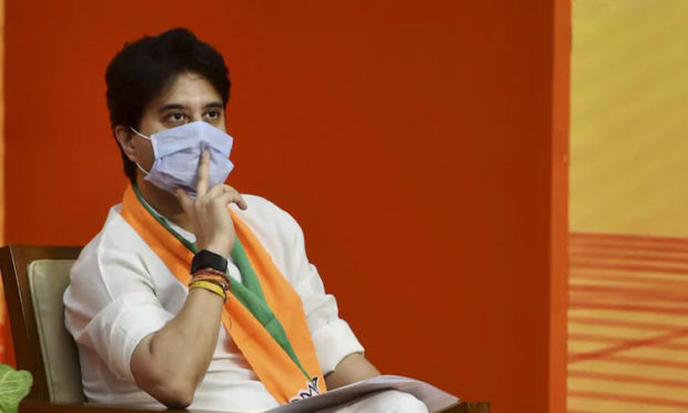 Newly inducted Union Cabinet Minister Jyotiraditya Scindia on Friday took charge of the Ministry of Civil Aviation.
