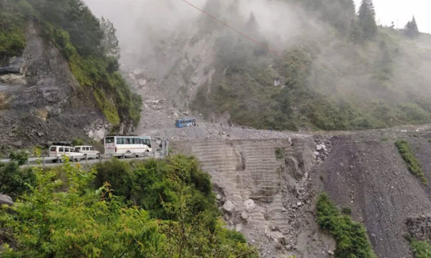 Video captures landslide in Uttarakhand’s Chamoli; rocks, boulders fall from mountains