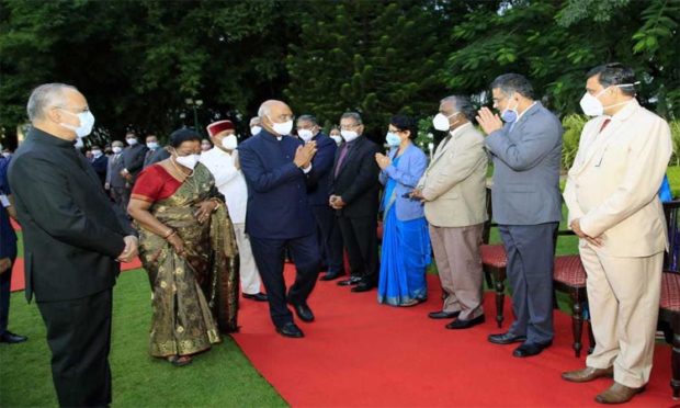 president tea joining in rajbhavan – karnataka