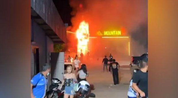 fire at nightclub in Thailand