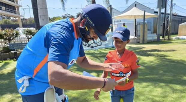 Rohit Sharma Asks Kid To Bowl To Him In Nets