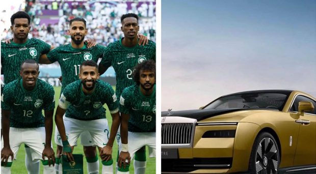 does Saudi Arabia players get rolls royce?