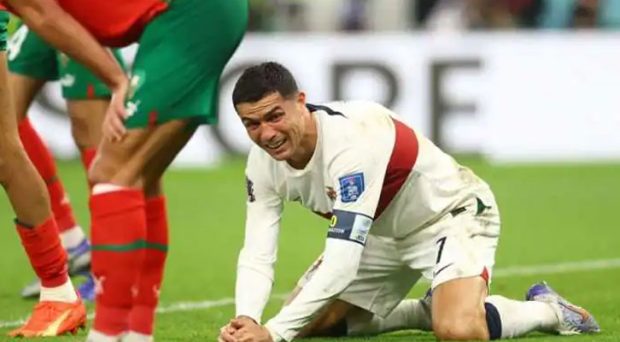 Cristiano Ronaldo left in tears after Morocco stun Portugal