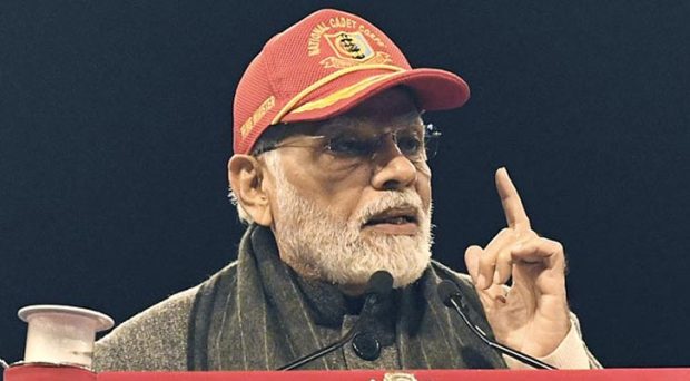 PM Modi urged caution against attempts to divide the country