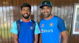 Australia net bowler mahesh pithiya met ashwin
