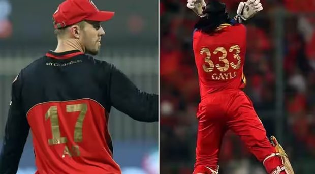 RCB to retire jersey numbers 17 and 333