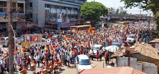 ಕುಂದಾಪುರದೆಲ್ಲೆಡೆ ಕಾಂಗ್ರೆಸ್‌ ಅಲೆ; ಸಾಸ್ತಾನದಿಂದ ಬೈಕ್‌ Rally, ನಗರದಲ್ಲಿ ಪಾದಯಾತ್ರೆ