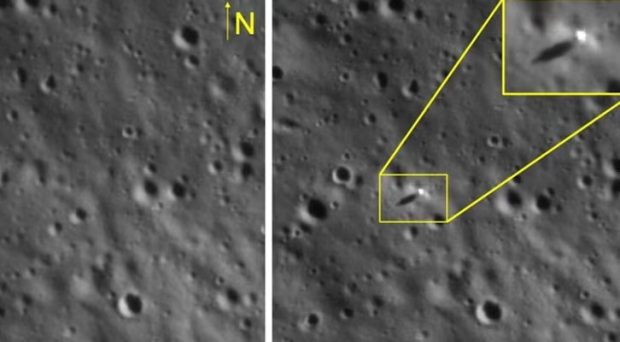 Isro shares photos of Vikram lander clicked by Chandrayaan-2