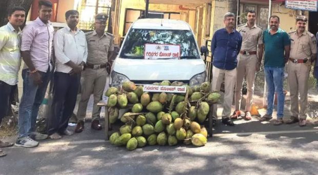 stealing tender coconut to pay off debts due to online games