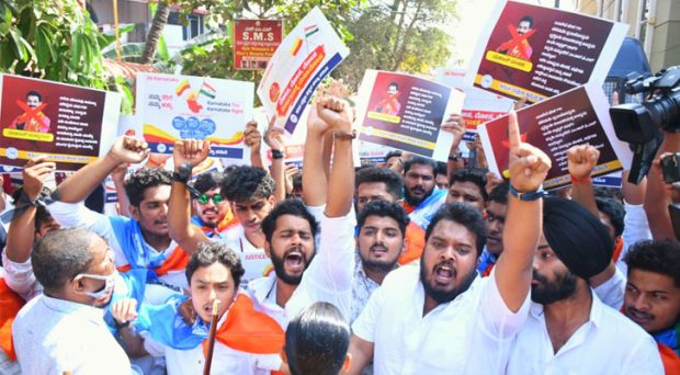 Mangaluru: Attempted siege at Nalin Kateelu’s house; NSUI activists arrested