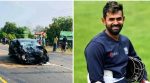 cricketer Lahiru Thirimanne has been hospitalized following a road mishap
